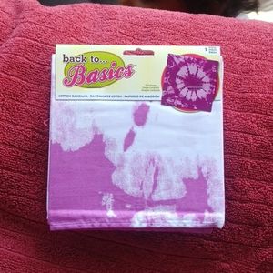 NWOT 3/$10 Back to Basics tie dyed bandana